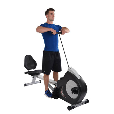Stamina Fitness Conversion Recumbent Bike and Rower Exercise Machine + Mat