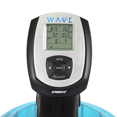 Stamina Elite Cardio Exercise Home Fitness Wave Water Rowing Machine Rower + Mat