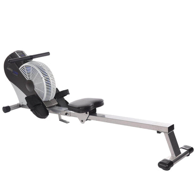 Stamina ATS Fitness Air Resistance Rower Cardio Rowing Exercise Machine + Mat