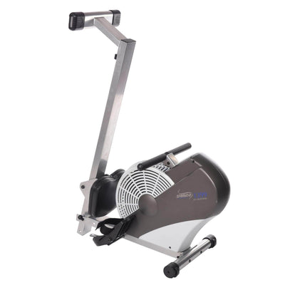 Stamina ATS Fitness Air Resistance Rower Cardio Rowing Exercise Machine + Mat