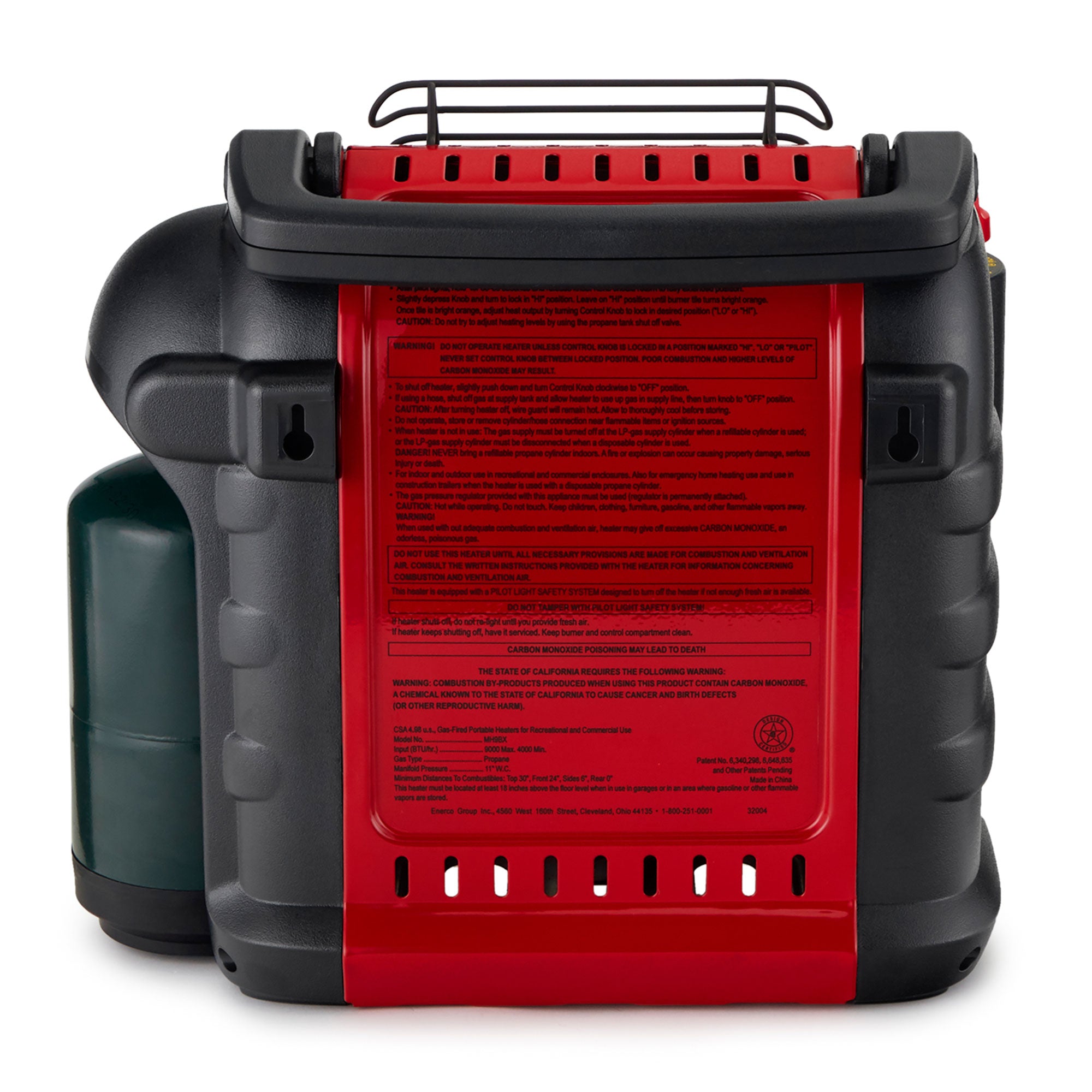 Mr. Heater Portable Buddy Outdoor Camping, Job Site 9,000 BTU Propane Gas Heater - VMInnovations