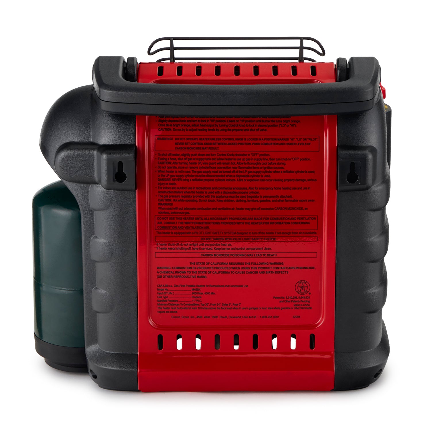 Mr. Heater Portable Buddy Camping Propane Gas Heater Canada Version, Red (Used) - VMInnovations