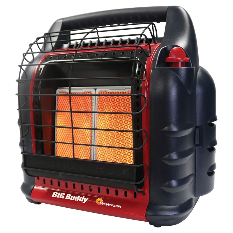 Mr. Heater 4,000 - 18000 BTU Big Buddy Portable LP Gas Heater Unit (Open Box)