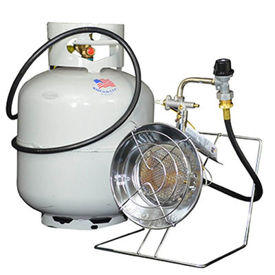 Mr. Heater 15,000 BTU Propane Gas Tank Top Outdoor Heater and Cooker (Open Box)