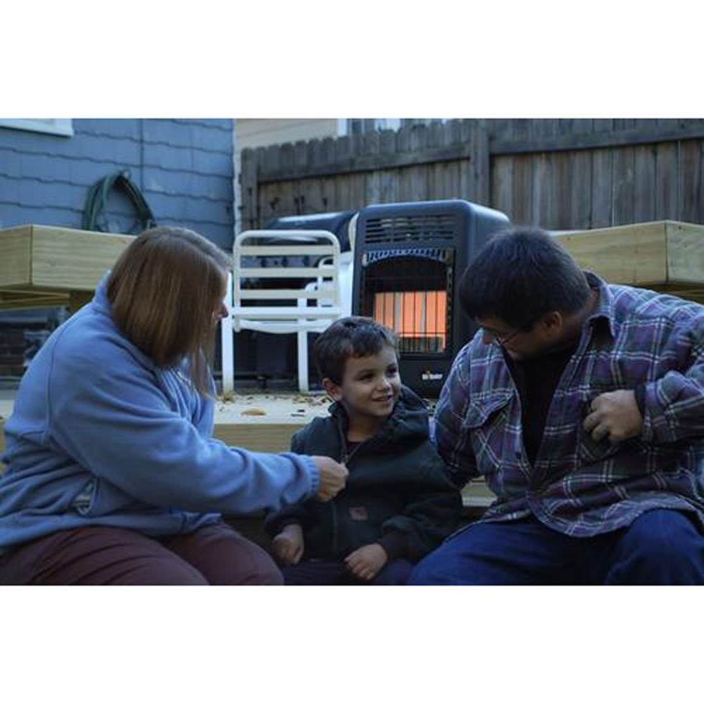 Mr. Heater 18000 BTU 450 Sq. Ft. Radiant Propane Cabinet Outdoor Space Heater - VMInnovations