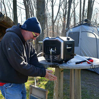 Mr. Heater Battery Operated Camping Shower Hot Water Generator System (Open Box)