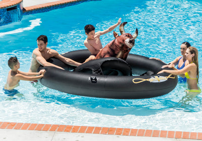 Intex Inflatabull Bull-Riding Inflatable Swimming Pool Lake Fun Float 56285EP - VMInnovations
