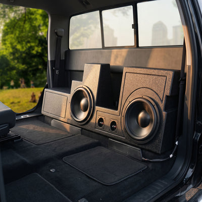 Q Power Dual 12" Ported Sub Enclosure for Ford F-250, F-350 Super Duty 2000-2016