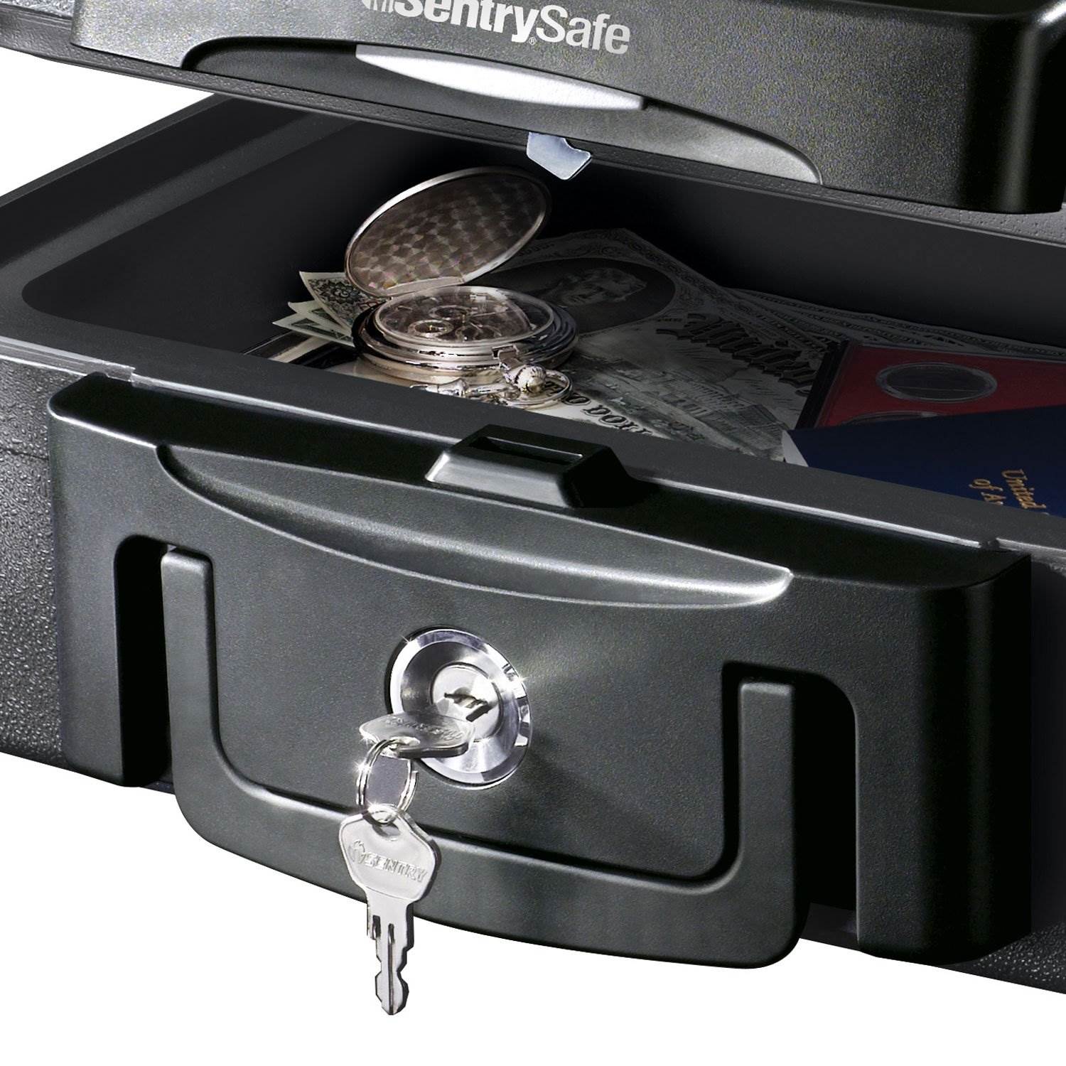 SentrySafe 0.17 Cubic Foot Key Lock UL Fire & Water Protection Safe (Open Box)