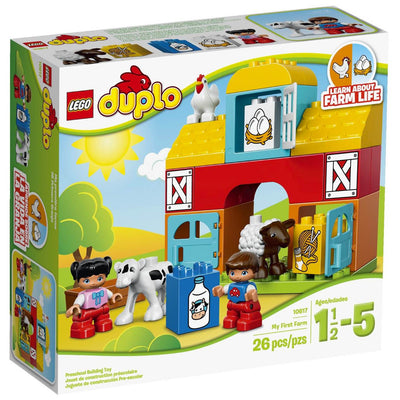 LEGO Duplo My First Farm and Animals Building Blocks, 26 Pieces | 10617