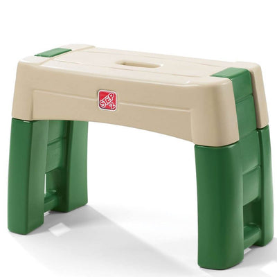 Step2 Pretend Play Plastic Gardening Yard Stool Kneeler Seat, Green (Open Box)