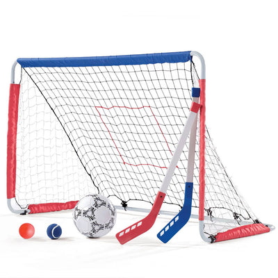 Step2 Youth Outdoor Kickback Soccer Hockey Training & Pitchback Net (Open Box)