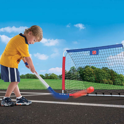 Step2 Kid Child Kickback Soccer Hockey Training Goal Pitchback Net (For Parts)