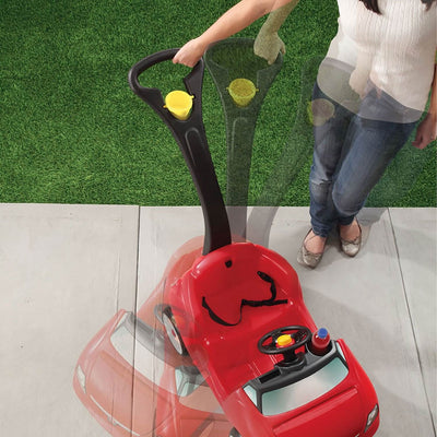 Step2 Easy Steer Childrens Sportser Ride On Car Push Pull Toy, Red (Used)
