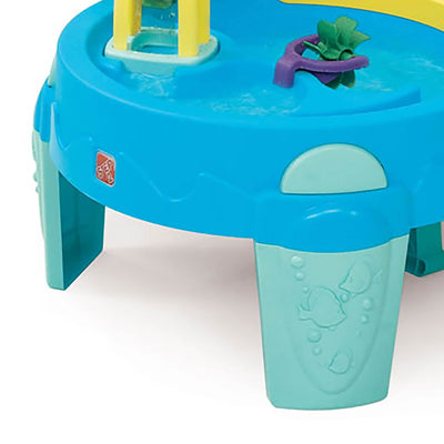 Step2 Shady Oasis Sand and Water Play Outdoor Toddler Activity Table Play Set