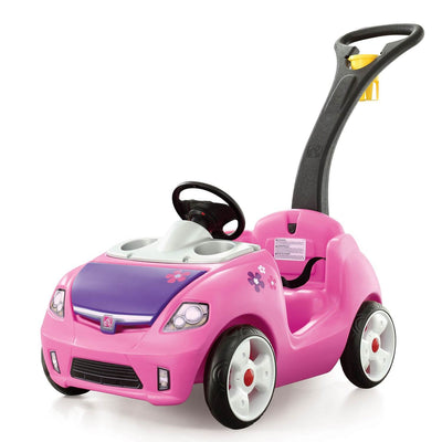 Step2 Kids' Whisper Ride II Push/Pull Ride On Toy, Pink (Open Box) - VMInnovations