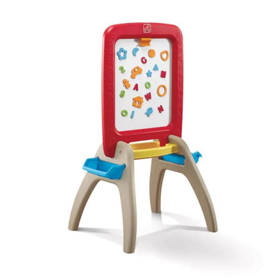 Step2 All Around Easel Dry Erase Magnetic Chalkboard Learning Easel (Used)
