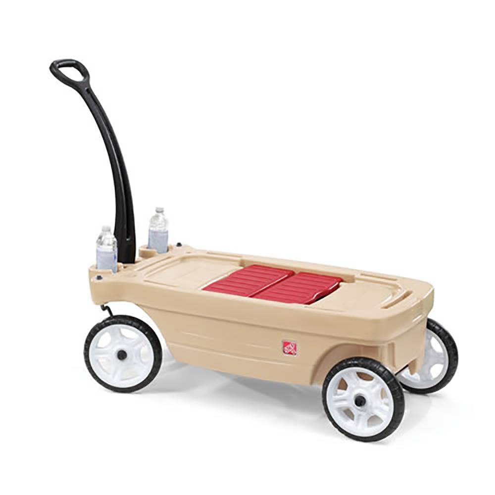 Step2 Whisper Ride Touring Wagon II 3-in-1 Toddler Outdoor Canopy Pull Wagon