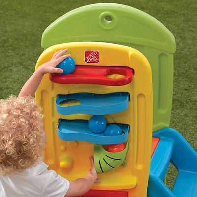 Step2 841900 Kids Play Ball Fun Climber Outdoor Toddler Playground with Slide