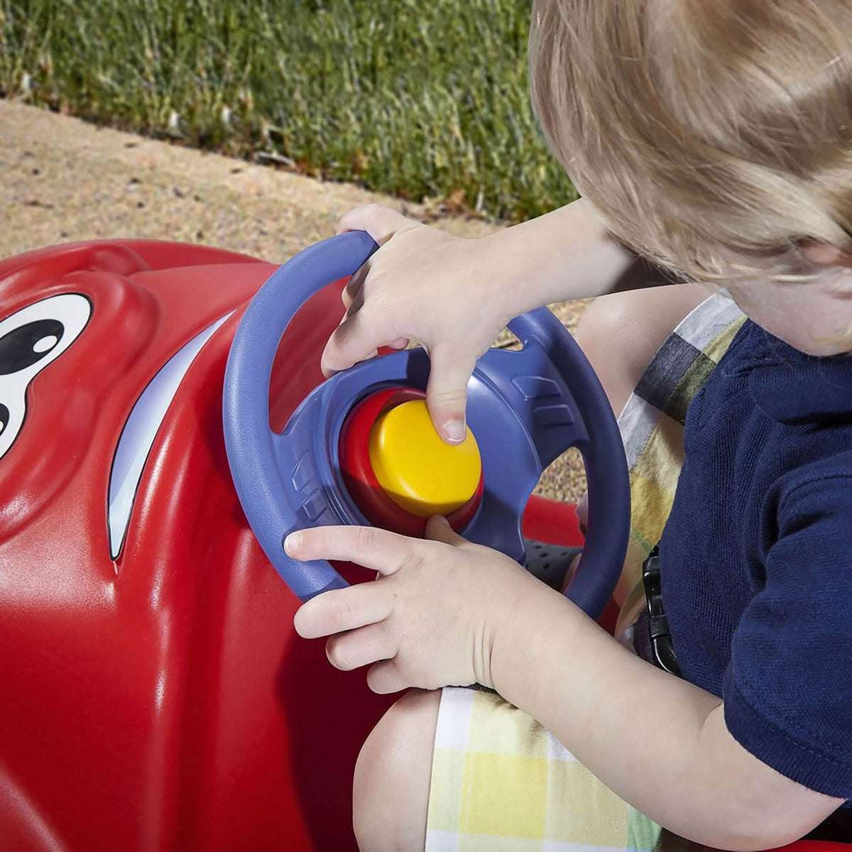 Step2 Easy Steer Toddler Chilren's Buddy Ride On Push Pull Toy, Red (Used)