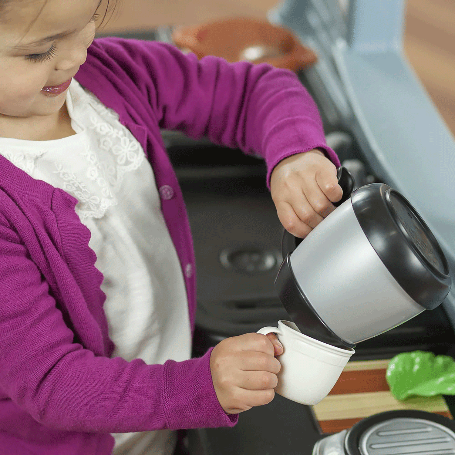 Step2 Pretend Play Kids Best Chef's Toy Cooking Kitchen Set with Accessories (For Parts)