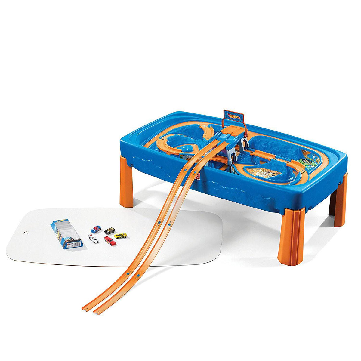 Step2 Children Kids Hot Wheels Car and Race Track Toy and  Play Table (Open Box)