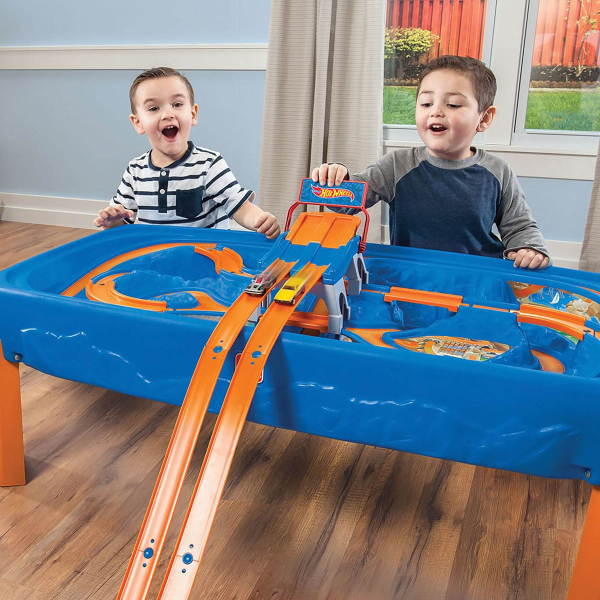 Step2 Children Kids Hot Wheels Car and Race Track Toy and  Play Table (Open Box)