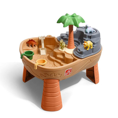 Step2 Dino Dig Sand and Water Play Toddler Kid Activity Table Play Set(Open Box)