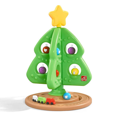 Step2 Child Pretend Play My First Christmas Tree with Ornaments & Trains (Used)