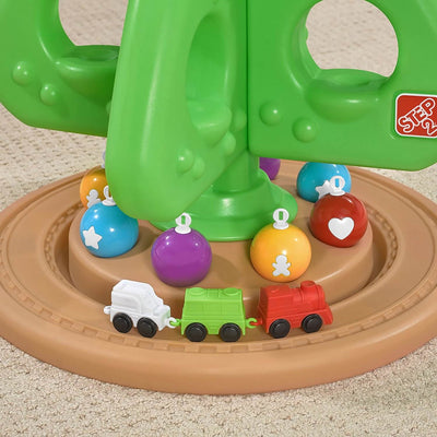 Step2 Child Pretend Play My First Christmas Tree with Ornaments & Trains (Used)