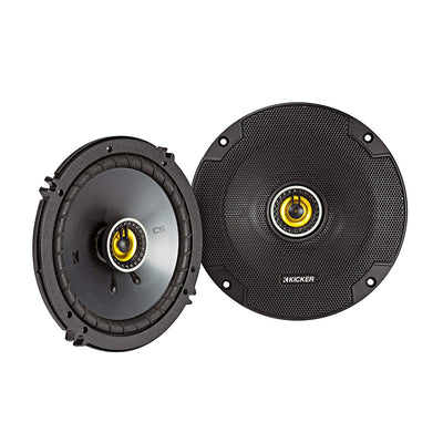 Kicker CSC65 CS 6.5 Inch 300 Watt 4 Ohm 2-Way Car Audio Speakers System, 2 Pairs