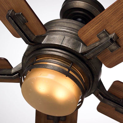 Emerson Amhurst 54" Indoor Ceiling Fan w/ Light, Vintage Steel (Open Box)