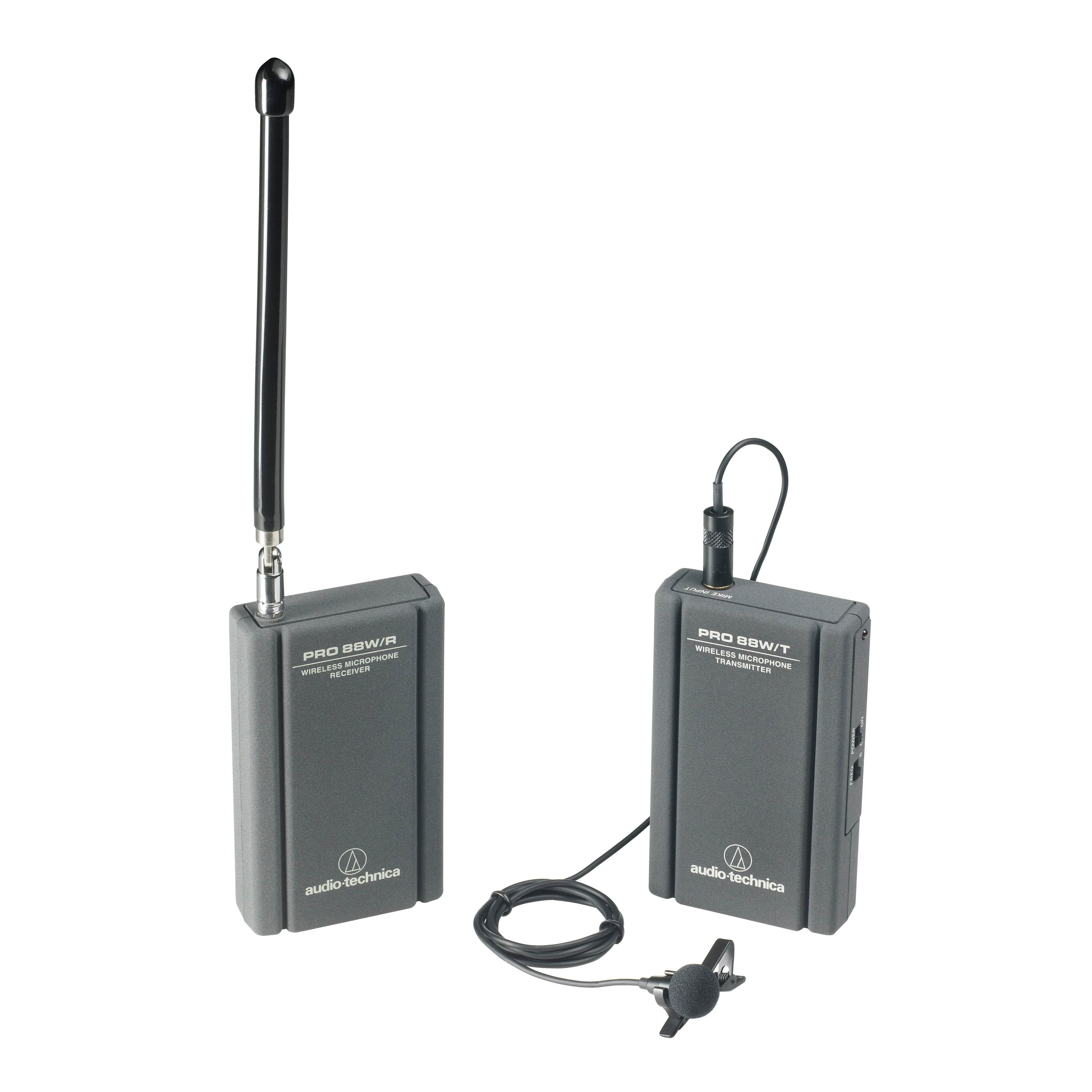 Audio-Technica Pro 88W-R35 VHF Wireless Camcorder Recording Microphone System