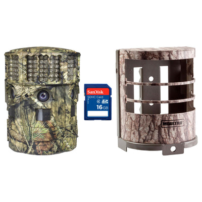 Moultrie No Glow 14MP Panoramic 180i Game Camera with Security Case & SD Card