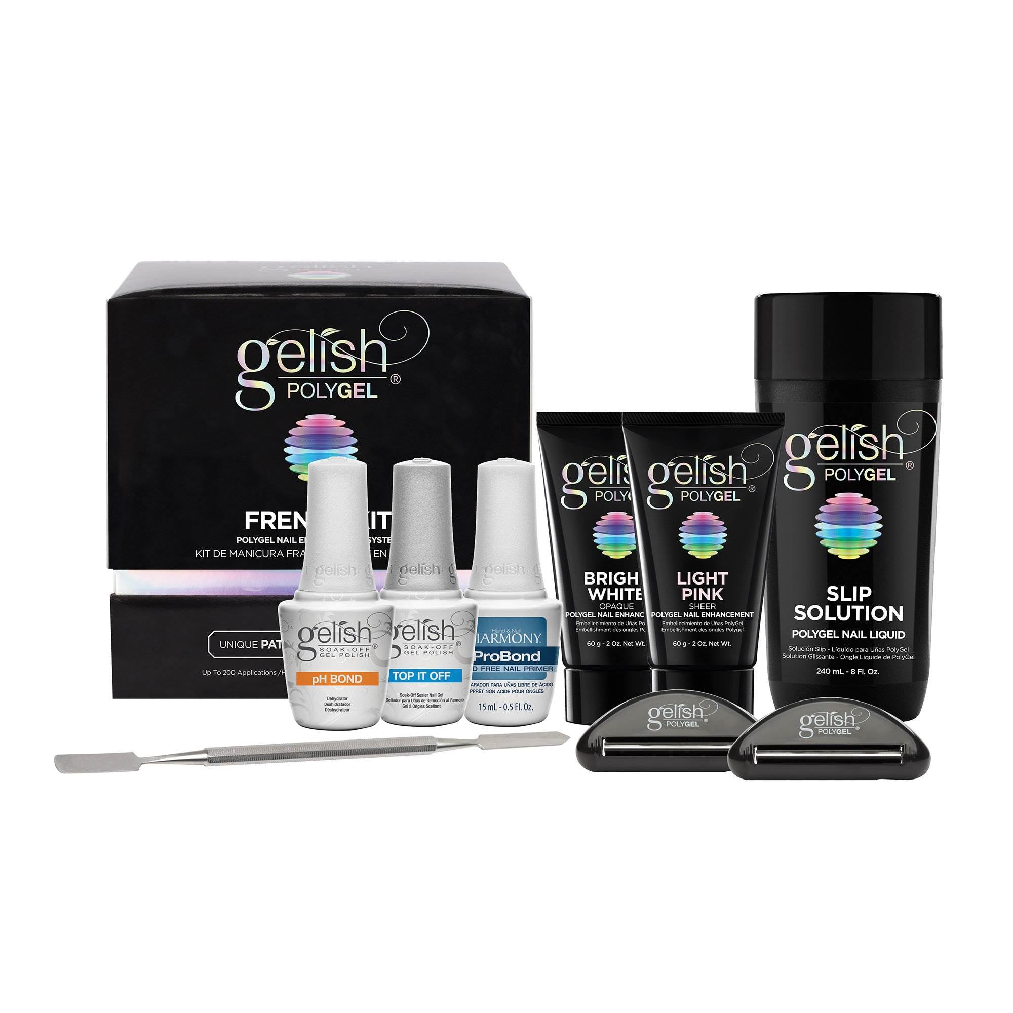 Gelish PolyGel Professional Nail Technician All-in-One Enhancement French Kit