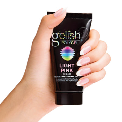 Gelish PolyGel Professional Nail Enhancement Light Pink Sheer Shade, 2 Ounces