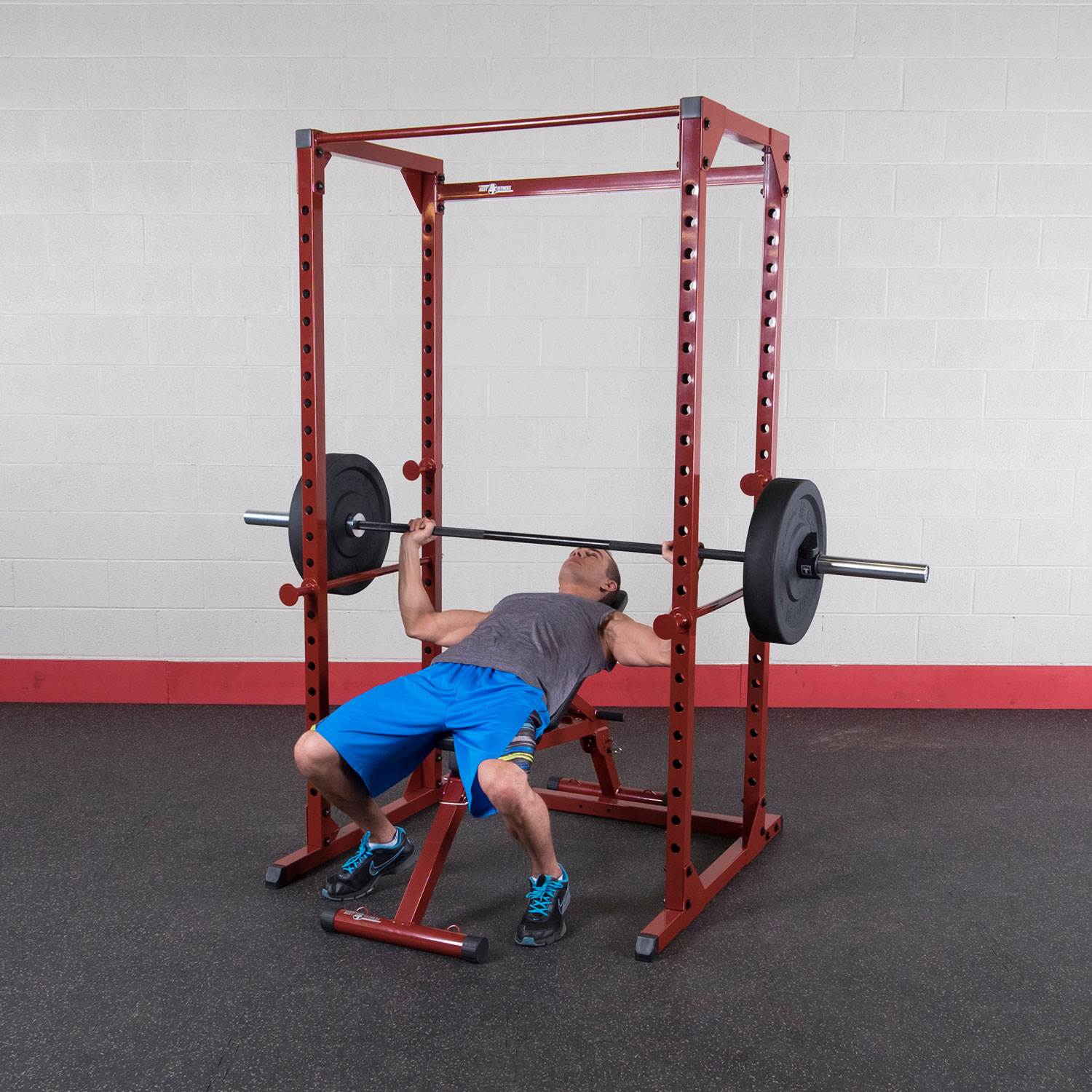 Body Solid Heavy-Duty Workout Station Weight Lifting Fitness Power Rack (Used)