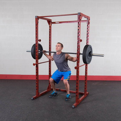Body Solid Heavy-Duty Home Gym Workout Fitness Power Rack (Open Box)