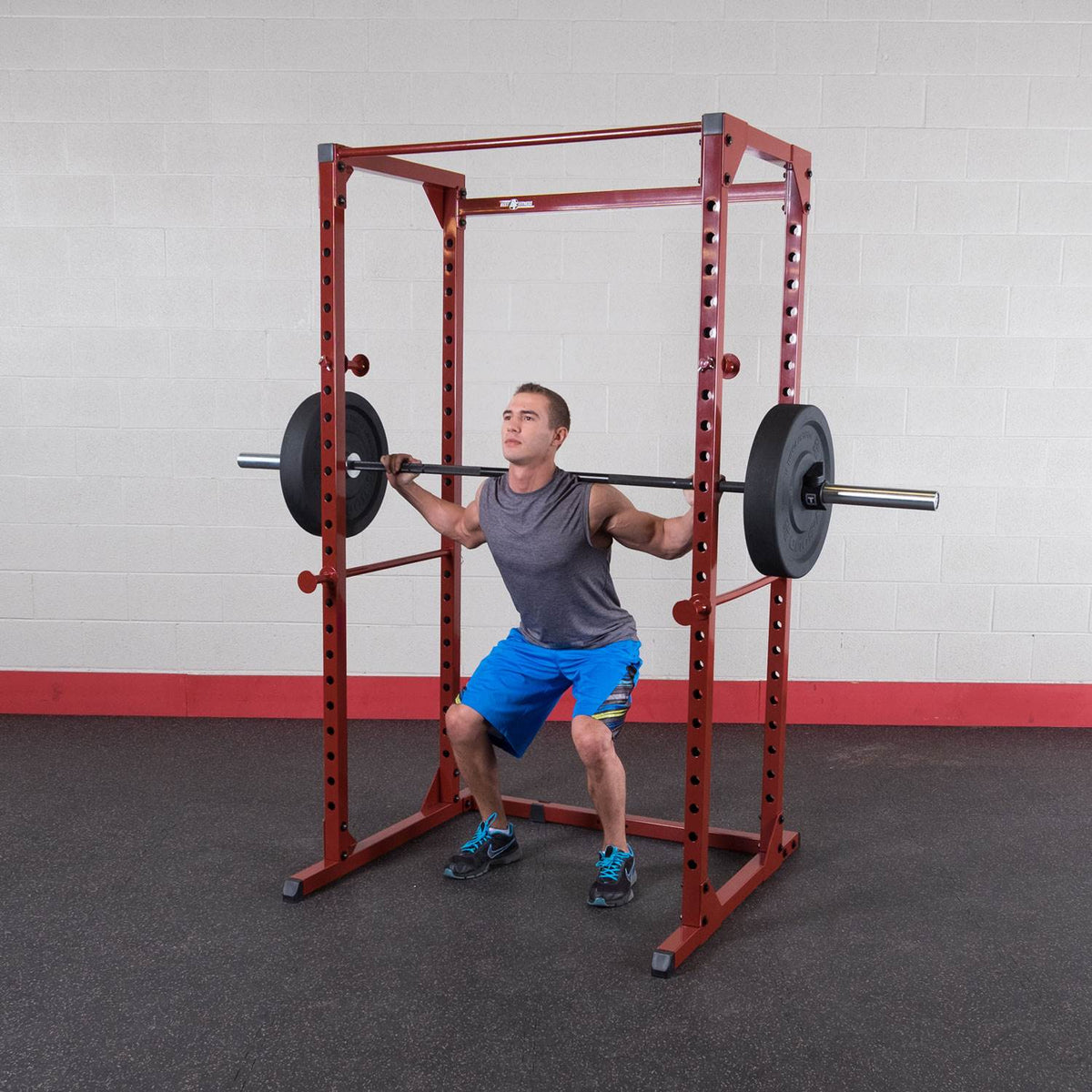 Body Solid Heavy-Duty Workout Station Weight Lifting Fitness Power Rack (Used)