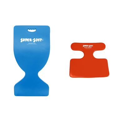 TRC Recreation Foam Floating Saddle Seat Chairs, Bahama Blue and Caribbean Coral