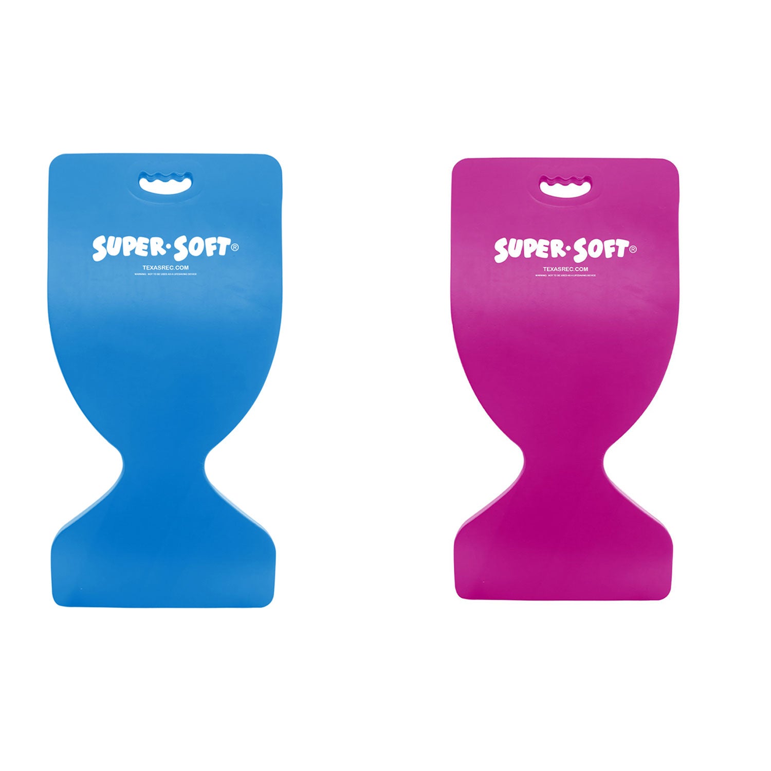 TRC Recreation Foam Floating Saddle Seat Chair, Bahama Blue and Flamingo Pink - VMInnovations