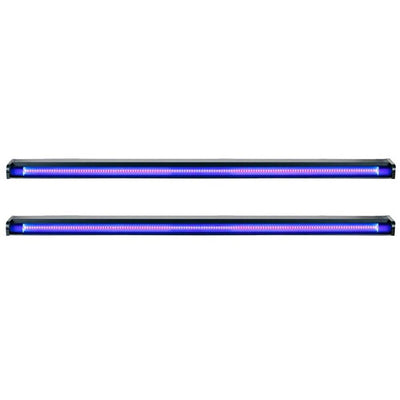 American DJ Startec 48" 20W Stage Party UV LED Black Light Strip Bar (2 Pack)