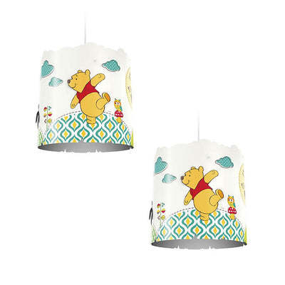Philips Disney Winnie the Pooh Children Kid Suspension Light Lampshade 2-Pack - VMInnovations