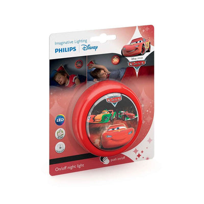 Philips Disney Pixar Cars Battery Powered LED Push Touch Night Light, 2 Count