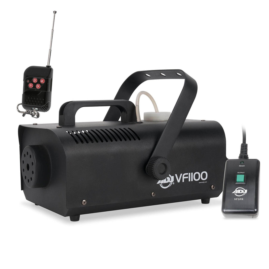 American DJ VF1100 850W 1 Liter Medium Size Mobile Smoke Fog Machine w/ Remotes - VMInnovations