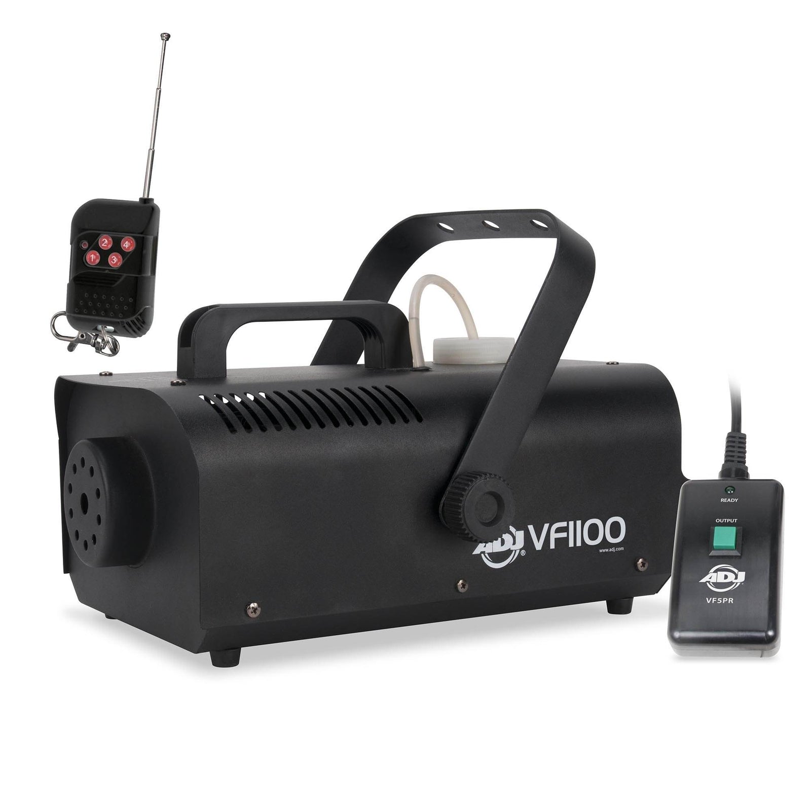 American DJ 1000W 1 Liter Medium Size Mobile Smoke Fog Machine w/ Remotes (Used) - VMInnovations