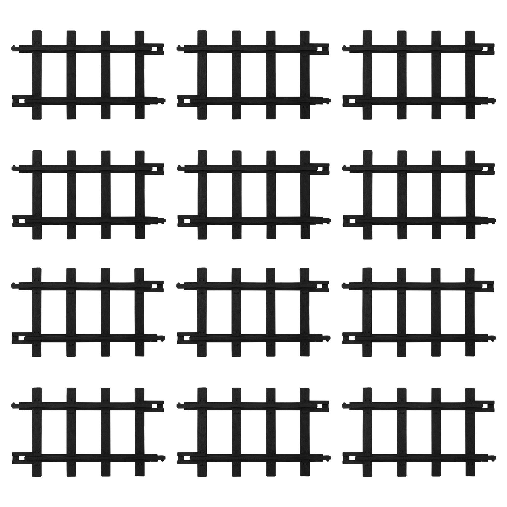 Lionel Trains Model Train Set Straight Track Pieces, 12 Piece Pack (Used)