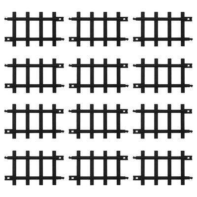 Lionel Trains Model Train Set Straight Track Pieces, 12 Piece Pack (Used)