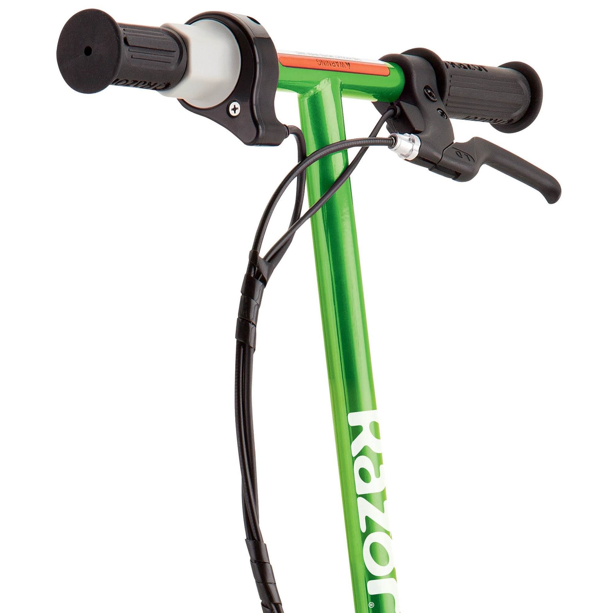 Razor E100 Kids Ride On 24V Motorized Powered Electric Scooter Toy, Green