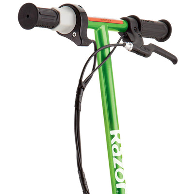 Razor E100 Kids Ride On 24V Motorized Powered Electric Scooter Toy, Green